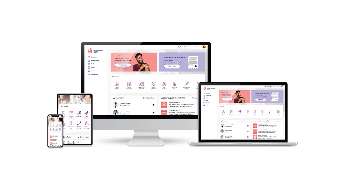 My Health+ Mobile & Web Portal