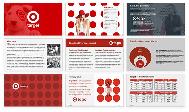 Target To Go Concept